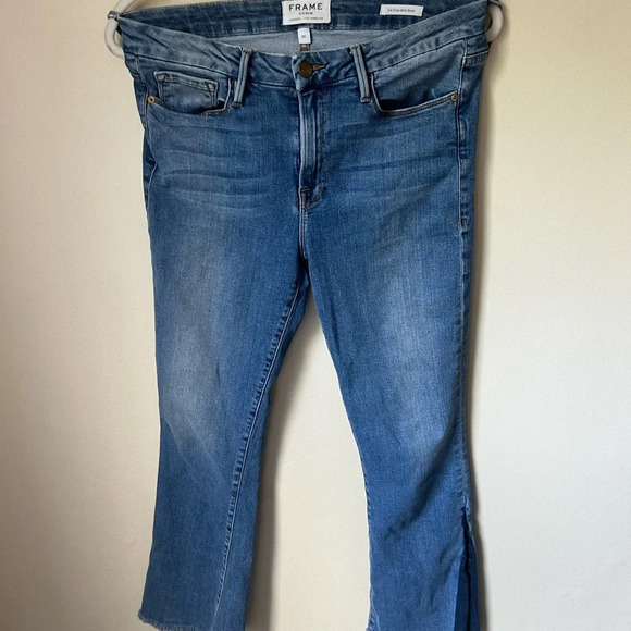 Frame Le Crop Mini Boot Jeans, size 30 - Picture 2 of 5